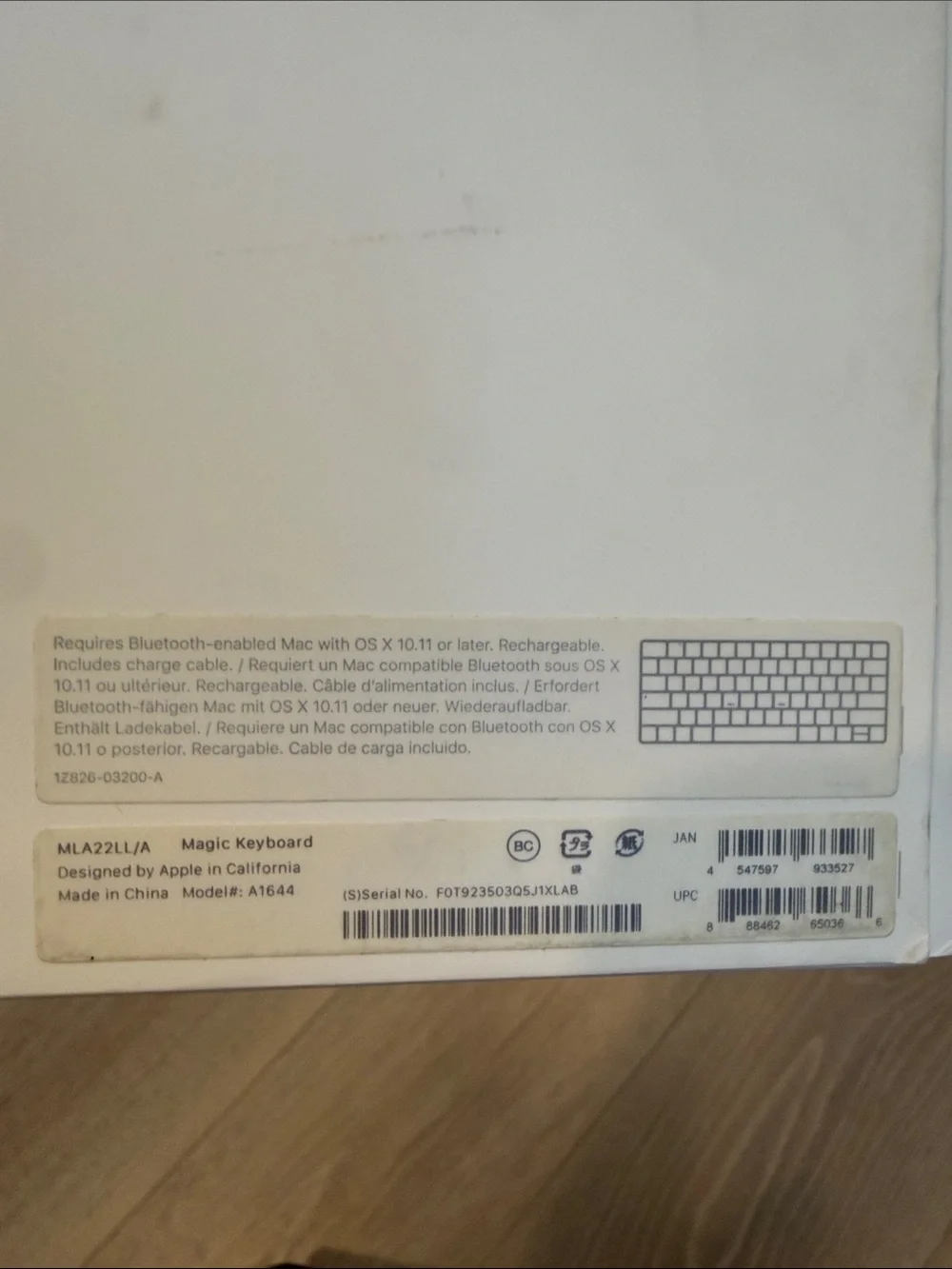Apple Magic Keyboard wireless white